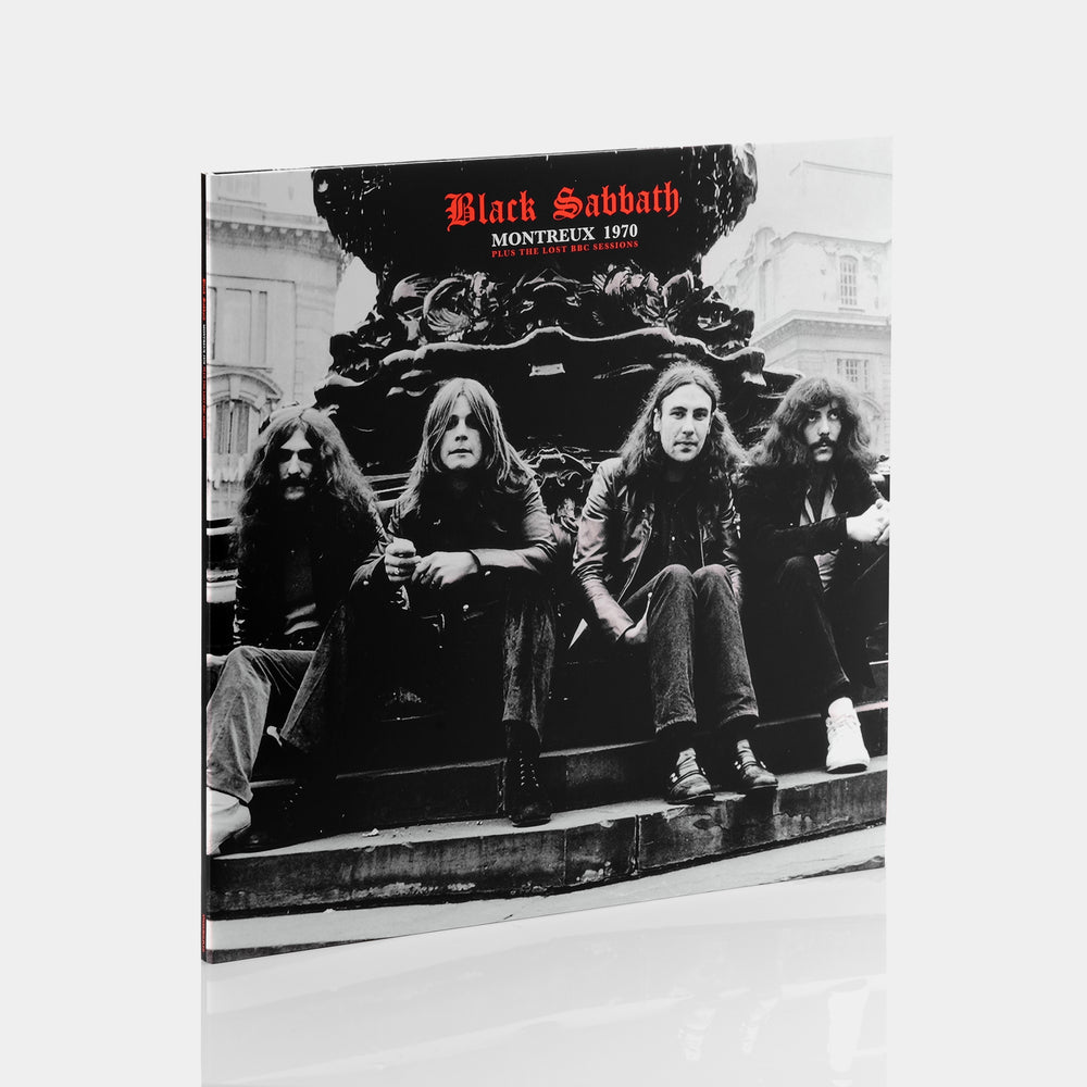BLACK SABBATH -Montreux 1970 & Lost BBC Sessions Limited Edition Import, Clear & Red Splatter - RECORD