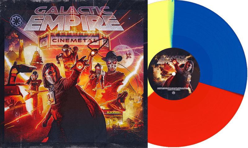 GALACTIC EMPIRE - CINEMETAL Red, Yellow, Blue - RECORD