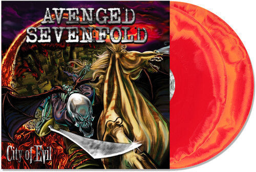 AVENGED SEVENFOLD - CITY OF EVIL (IEX) ORANGE/RED - RECORD