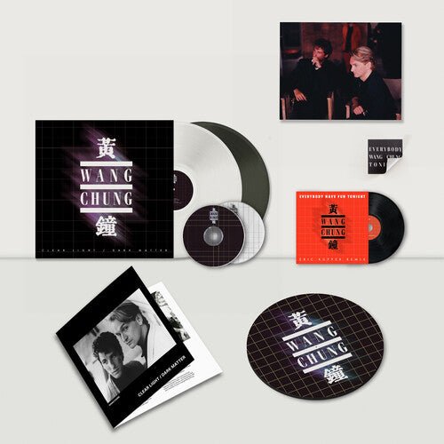 WANG CHUNG - CLEAR LIGHT / DARK MATTER - CLEAR WHITE & BLACK - RECORD