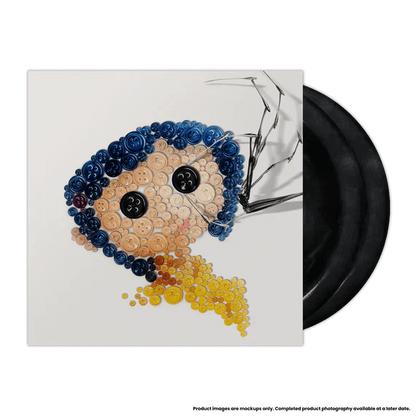 CORALINE ORIGINAL MOTION PICTURE SOUNDTRACK (15TH ANNIVERSARY EDITION) Black Button Picture Disc - RECORD