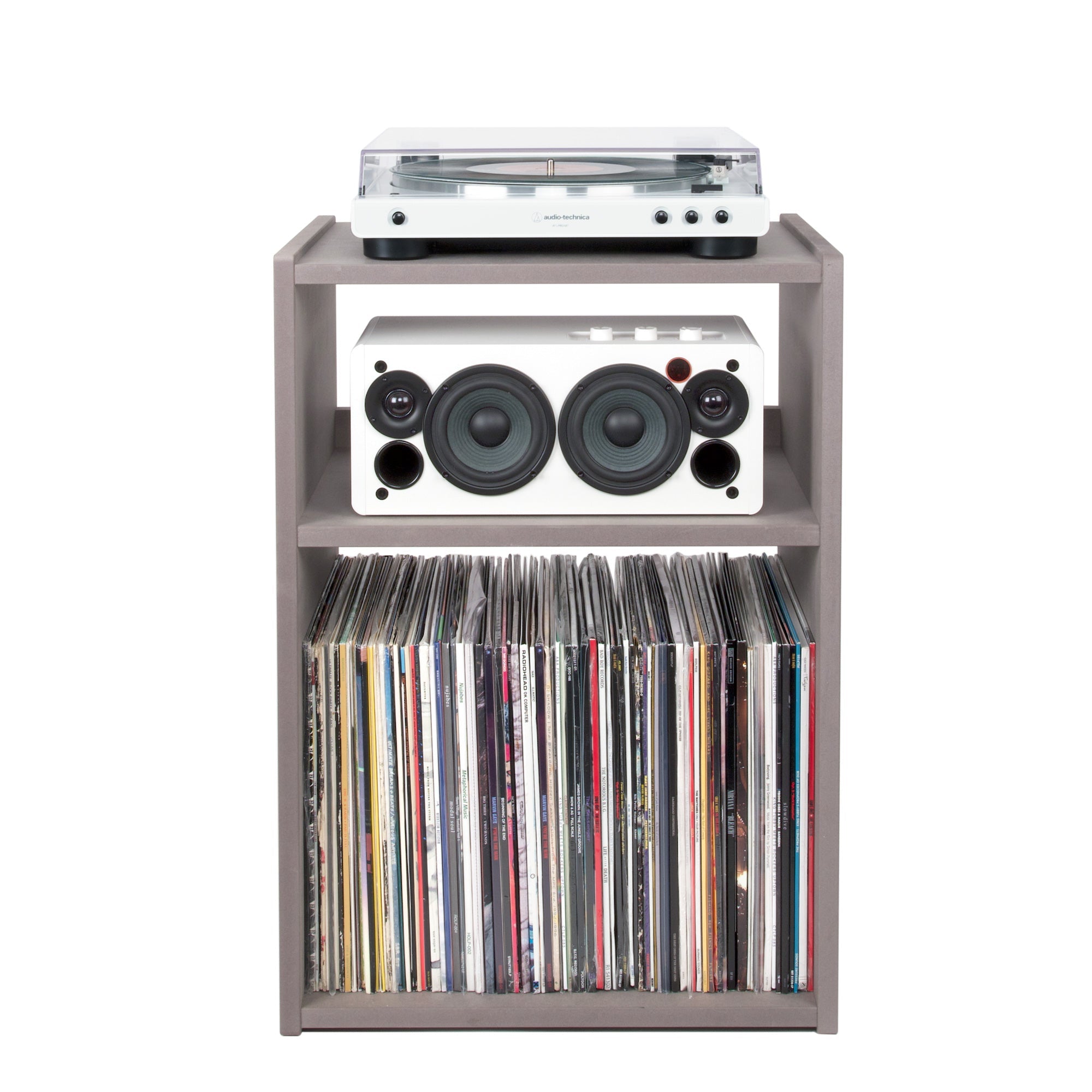 Line Phono: All-In-One Turntable / Speaker / Cube PLUS Stand Package