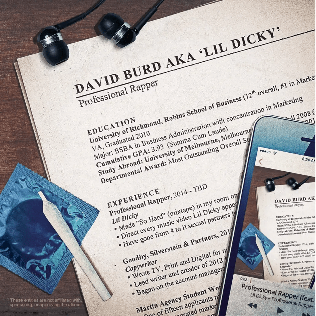 LIL DICKY - PROFESSIONAL RAPPER - RECORD
