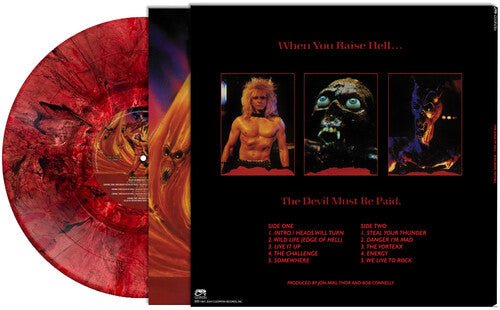 THOR - EDGE OF HELL - RED MARBLE - RECORD