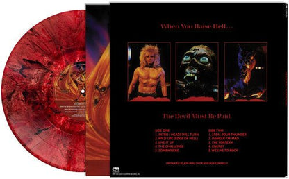 THOR - EDGE OF HELL - RED MARBLE - RECORD