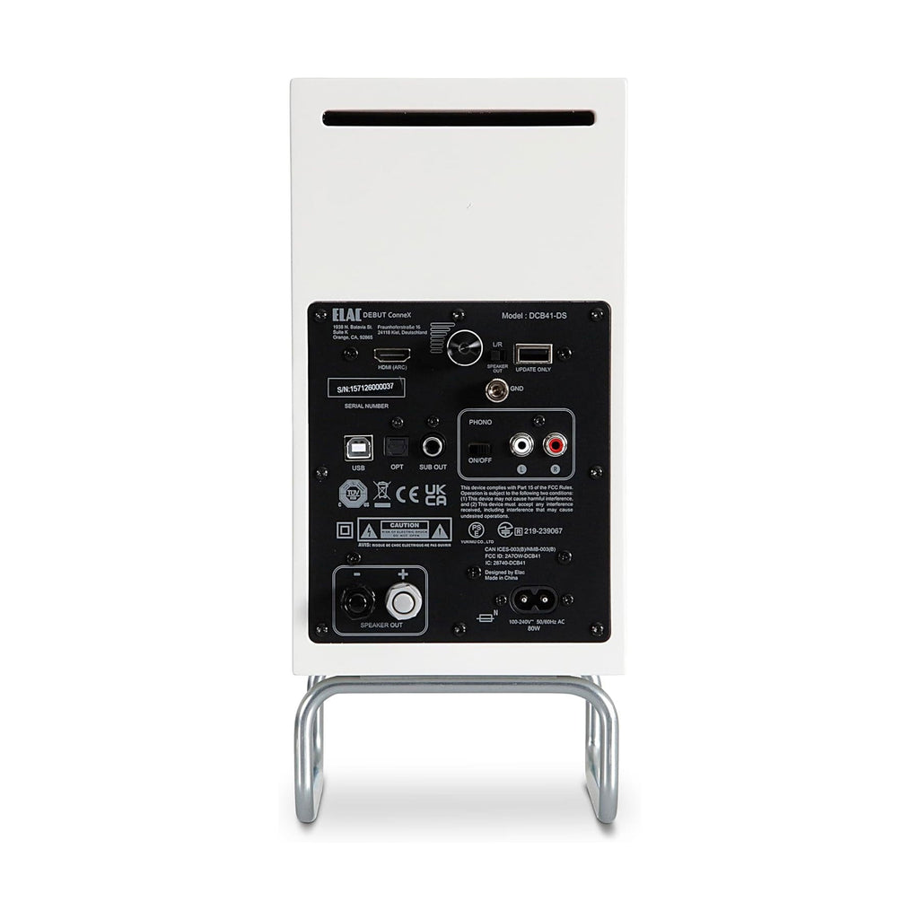 Elac: Debut ConneX Adsum Powered Speakers - Pair / White
