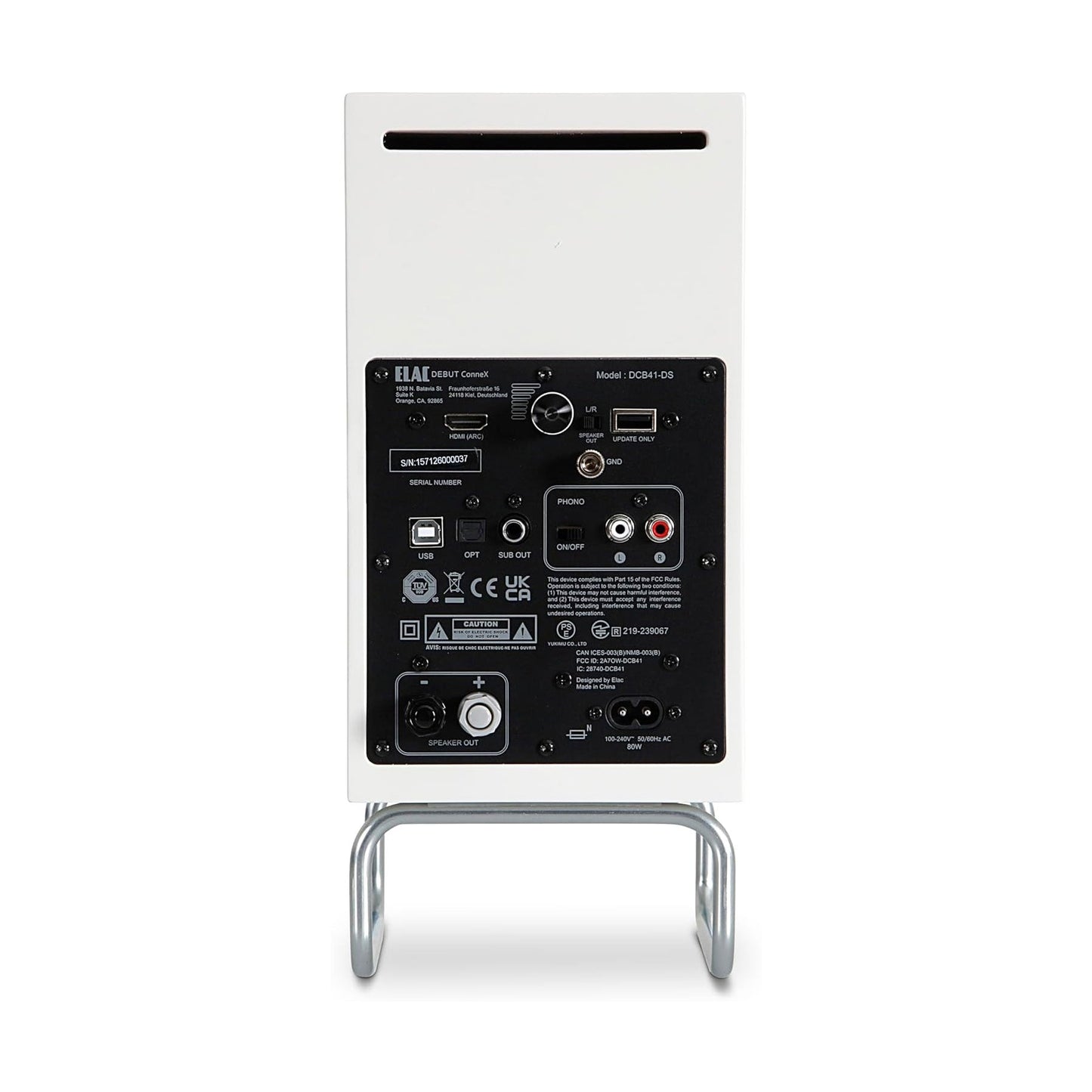 Elac: Debut ConneX Adsum Powered Speakers - Pair / White