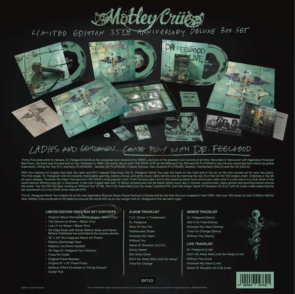 MOTLEY CRUE - DR FEELGOOD (35TH ANNIVERSARY) - RECORD