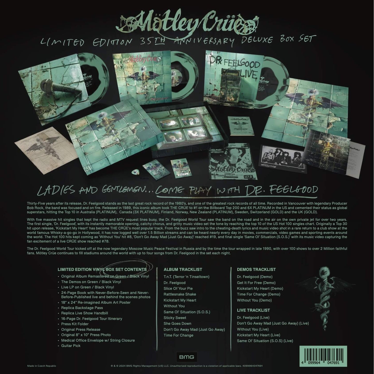 MOTLEY CRUE - DR FEELGOOD (35TH ANNIVERSARY) - RECORD