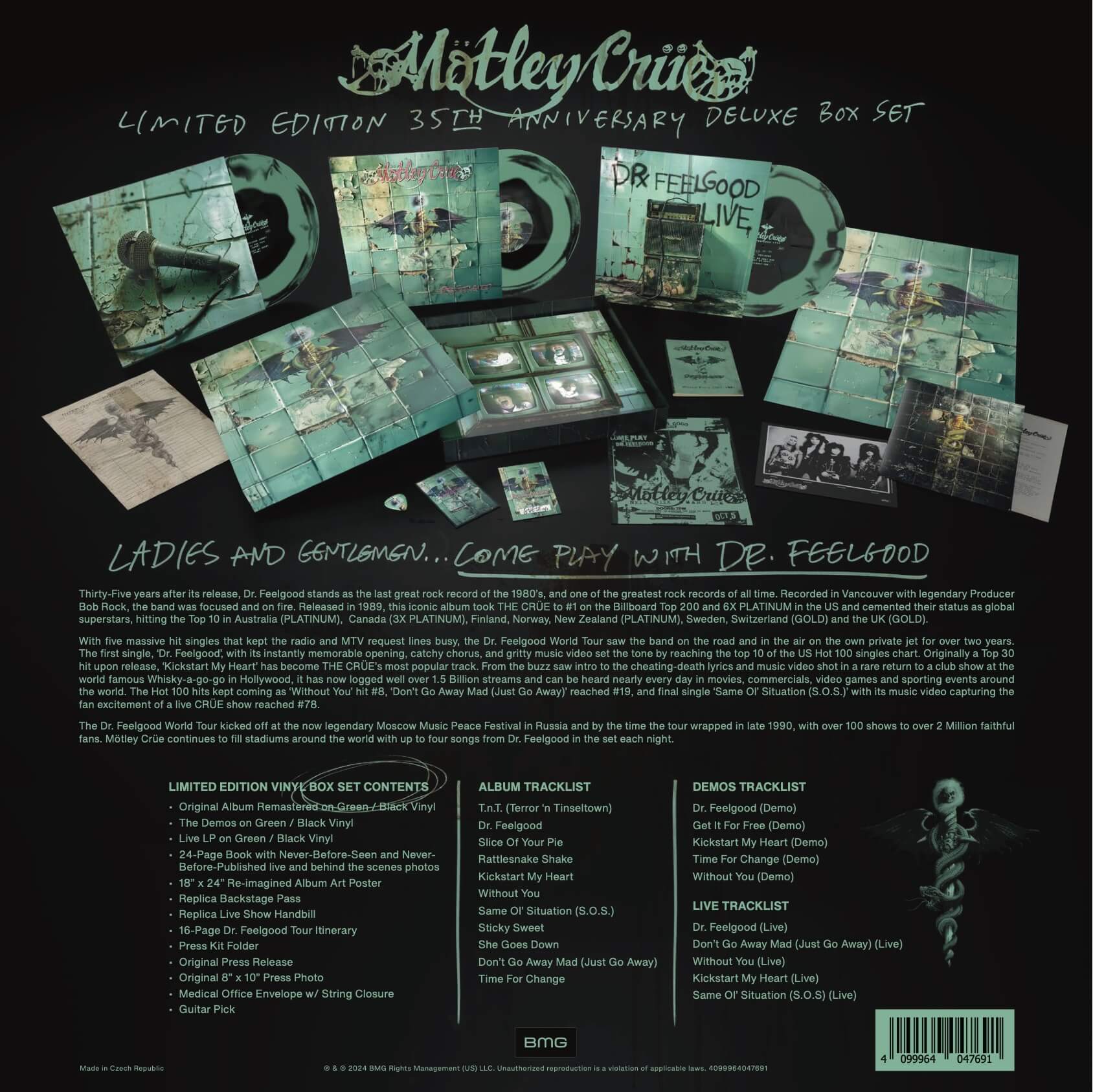 MOTLEY CRUE - DR FEELGOOD (35TH ANNIVERSARY) - RECORD