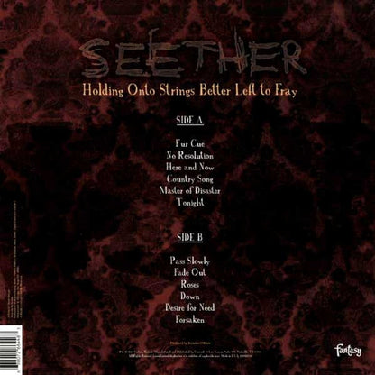 SEETHER - HOLDING ONTO STRINGS BETTER LEFT TO FRAY - RECORD