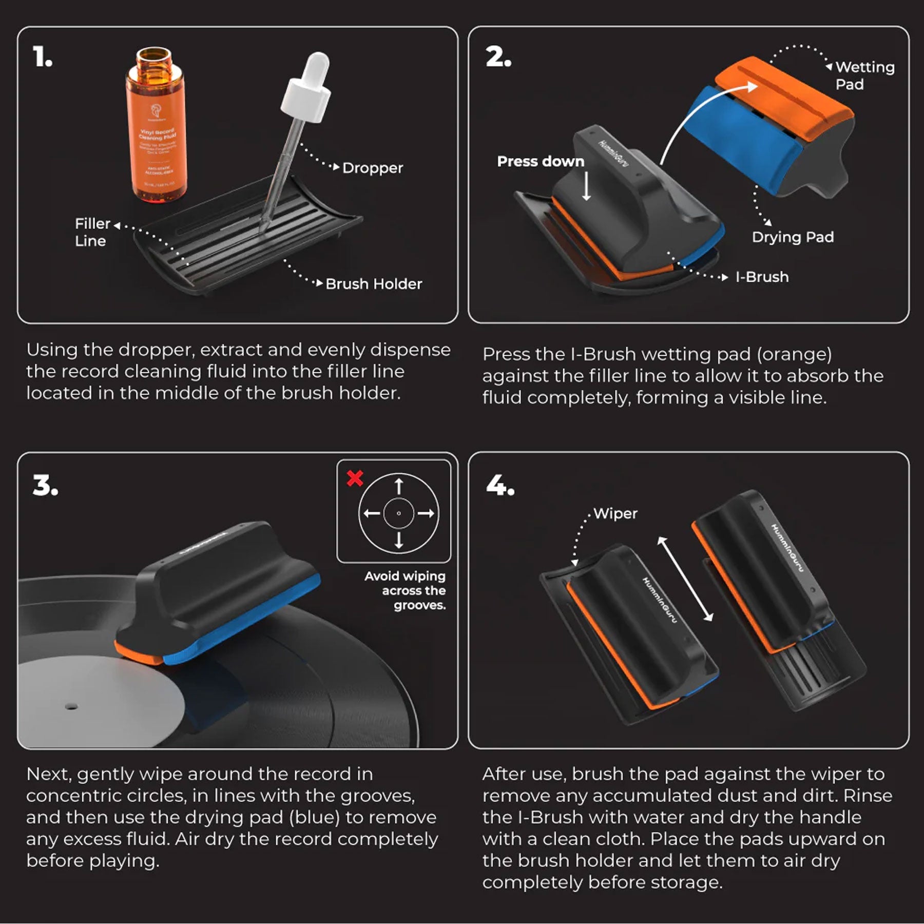 HumminGuru: I-Brush Vinyl Record Cleaning Kit