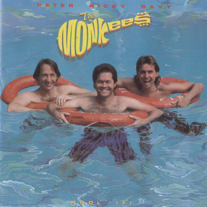 THE MONKEES - POOL IT ANNIVERSARY EDITION BUBBLEGUM SWIRL - RECORD