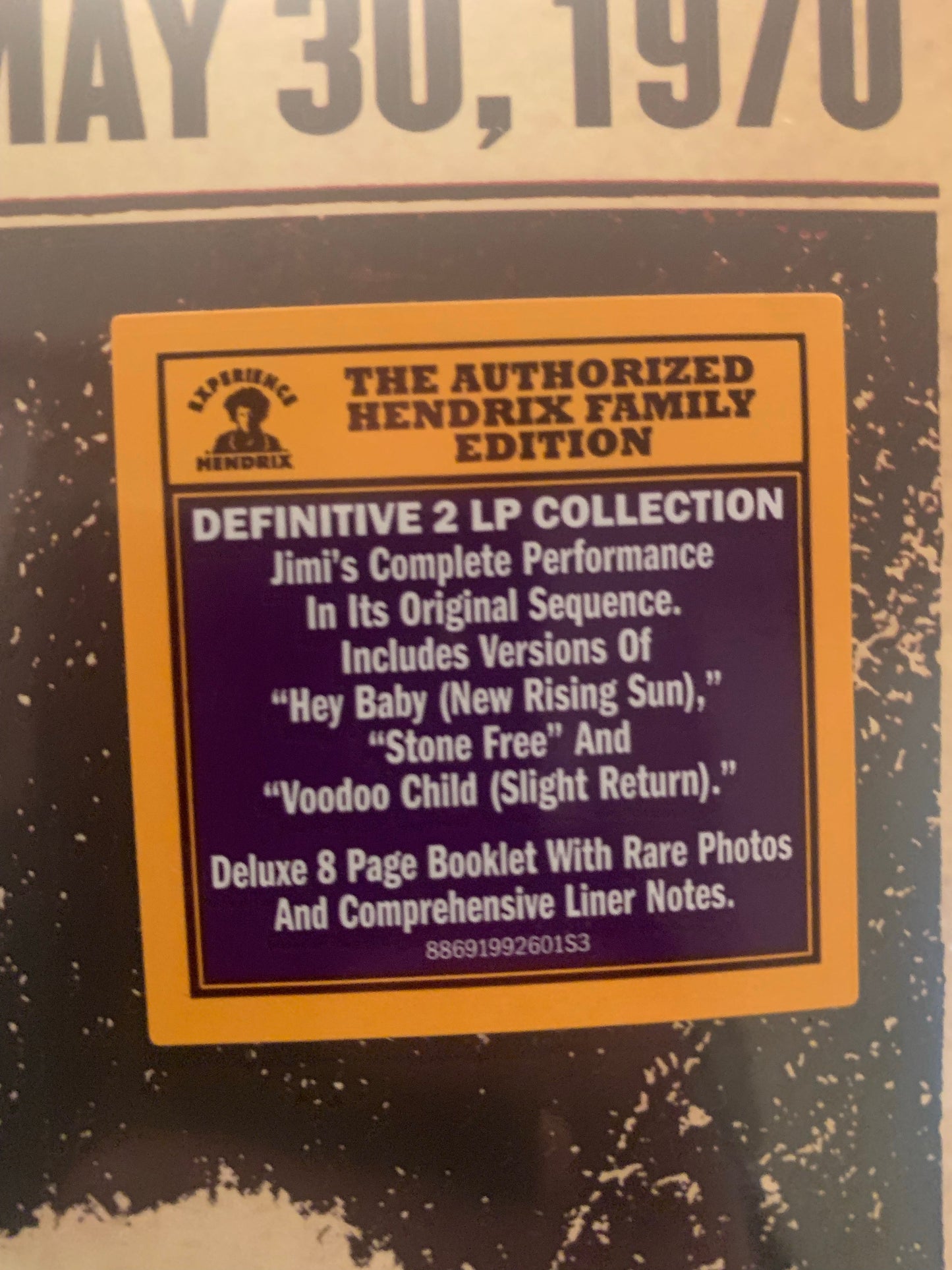 HENDRIX,JIMI - JIMI HENDRIX EXPERIENCE LIVE AT BERKELEY - RECORD