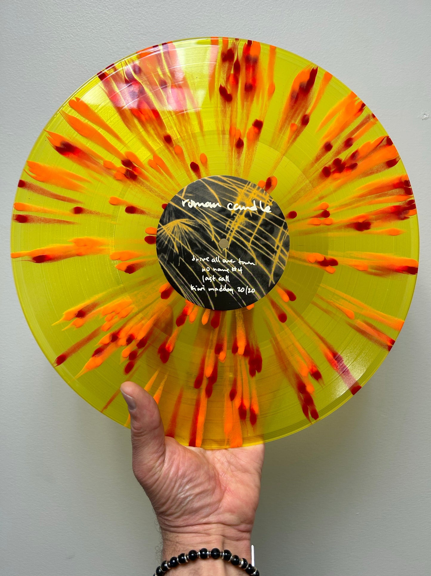 Elliott Smith - Roman Candle Yellow Splatter - RECORD