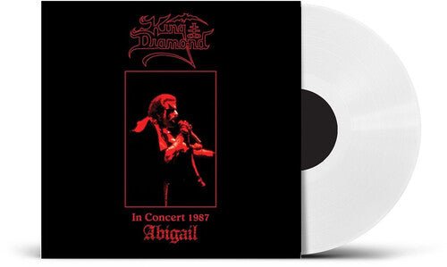 KING DIAMOND - IN CONCERT 1987 - ABIGAIL - UK EXCLUSIVE WHITE - RECORD