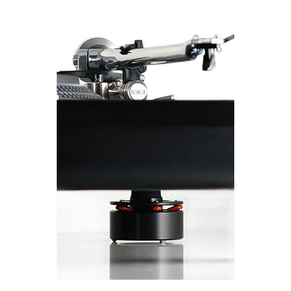 Isonoe: Isolation System - Turntable Feet (4 Units) - Black