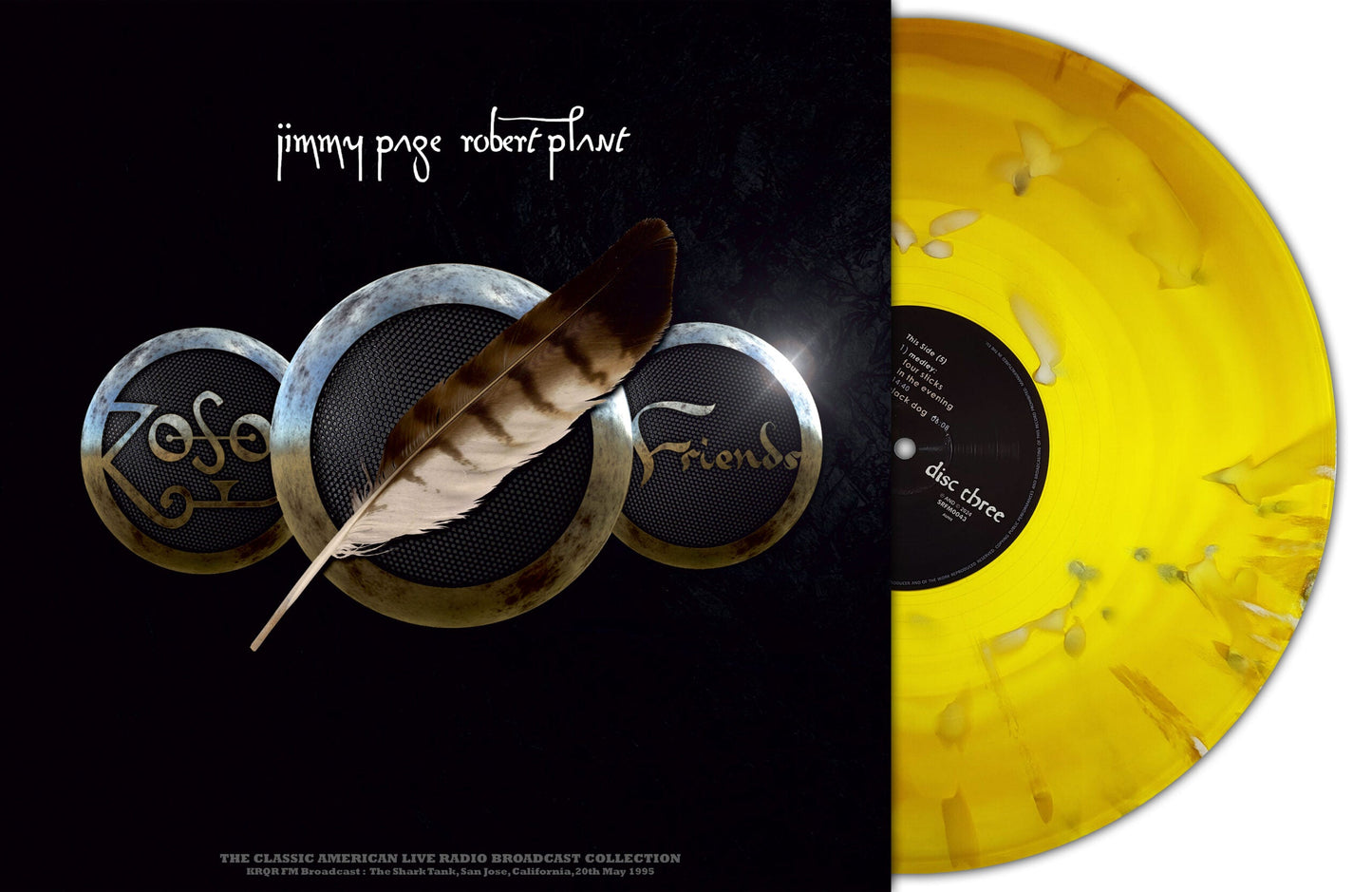 JIMMY PAGE & ROBERT PLANT - FRIENDS LIVE IN SAN JOSE 1995 Lagoon - RECORD