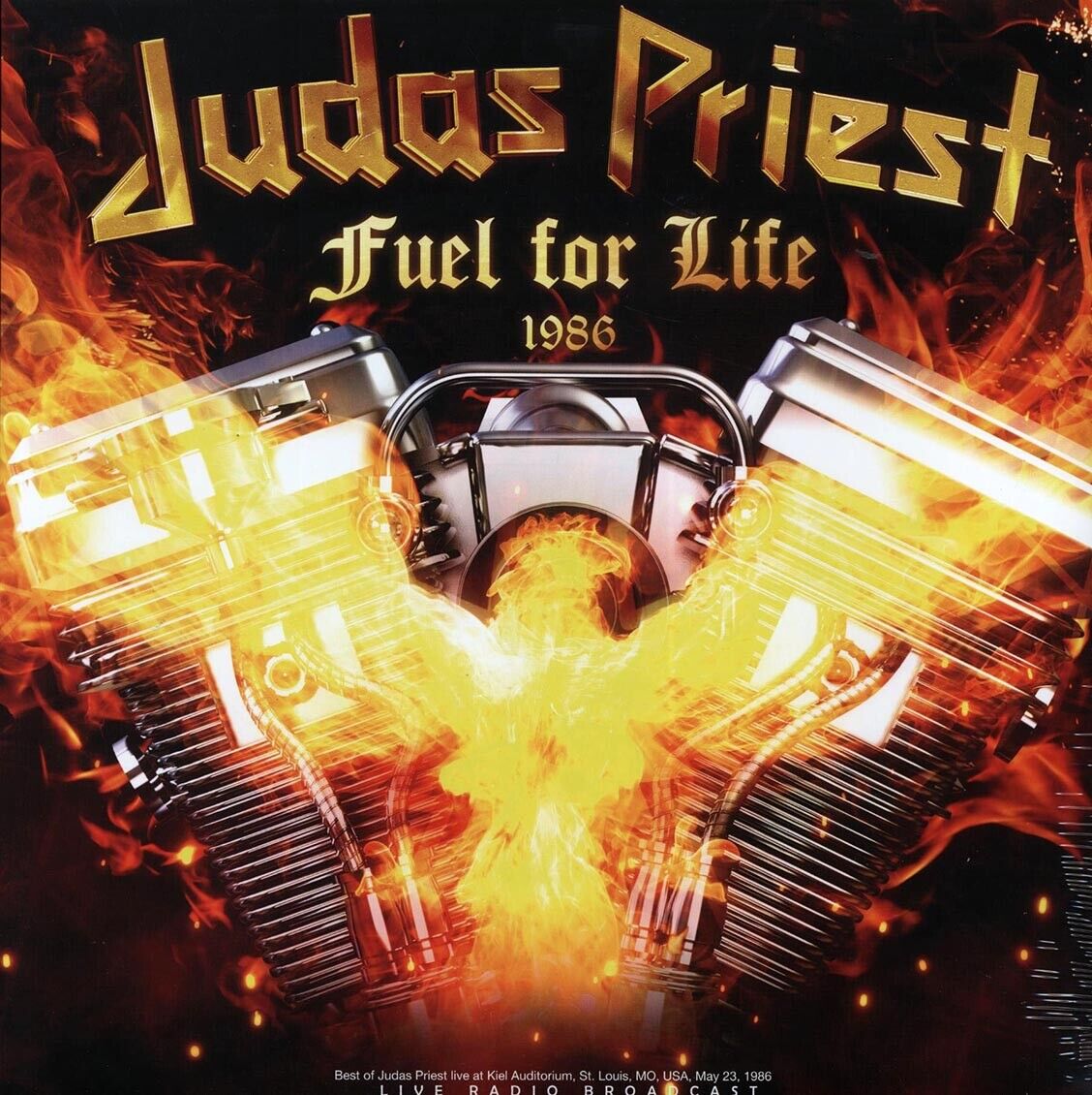 JUDAS PRIEST - FUEL FOR LIFE 1986  LIVE RADIO BROADCAST - RECORD