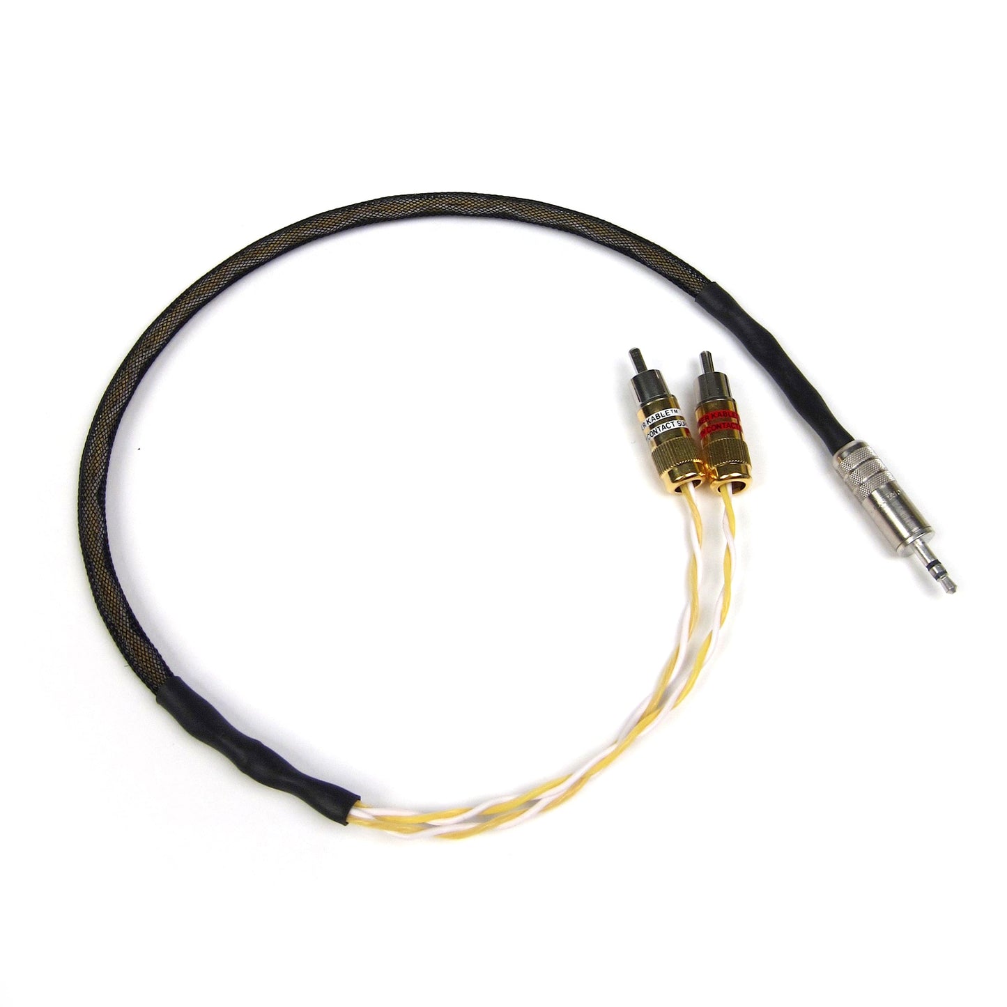 Kimber Kable: GQMINI-CU Audio Interconnect Y-Cable (Dual RCA - 3.5mm) (Open Box Special)