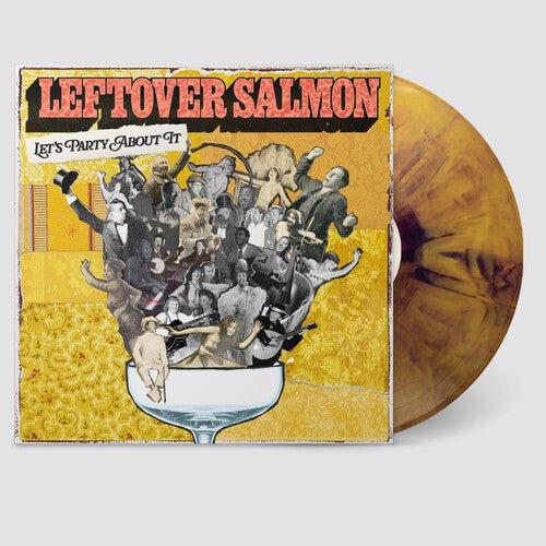 LEFTOVER SALMON - LET'S PARTY ABOUT IT - DEEP YELLOW / PURPLE - RECORD