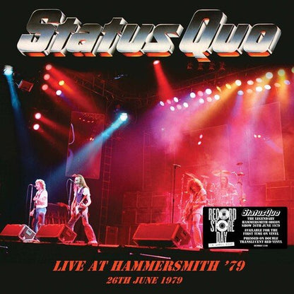 STATUS QUO - LIVE IN HAMMERSMITH 1979 - RED VINYL - RECORD