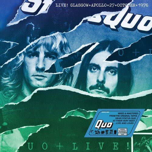 STATUS QUO - LIVE IN GLASGOW 27TH OCTOBER 1976 - RECORD