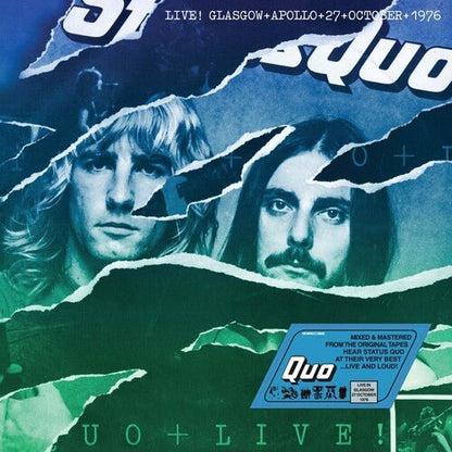 STATUS QUO - LIVE IN GLASGOW 27TH OCTOBER 1976 - RECORD