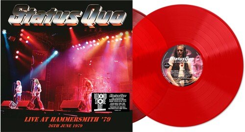 STATUS QUO - LIVE IN HAMMERSMITH 1979 - RED VINYL - RECORD