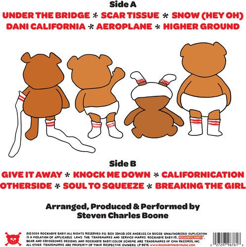 ROCKABYE BABY! - LULLABY RENDITIONS OF RED HOT CHILI PEPPERS - RECORD