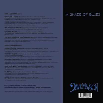 MASON,DAVE - SHADE OF BLUES - BLUE - RECORD