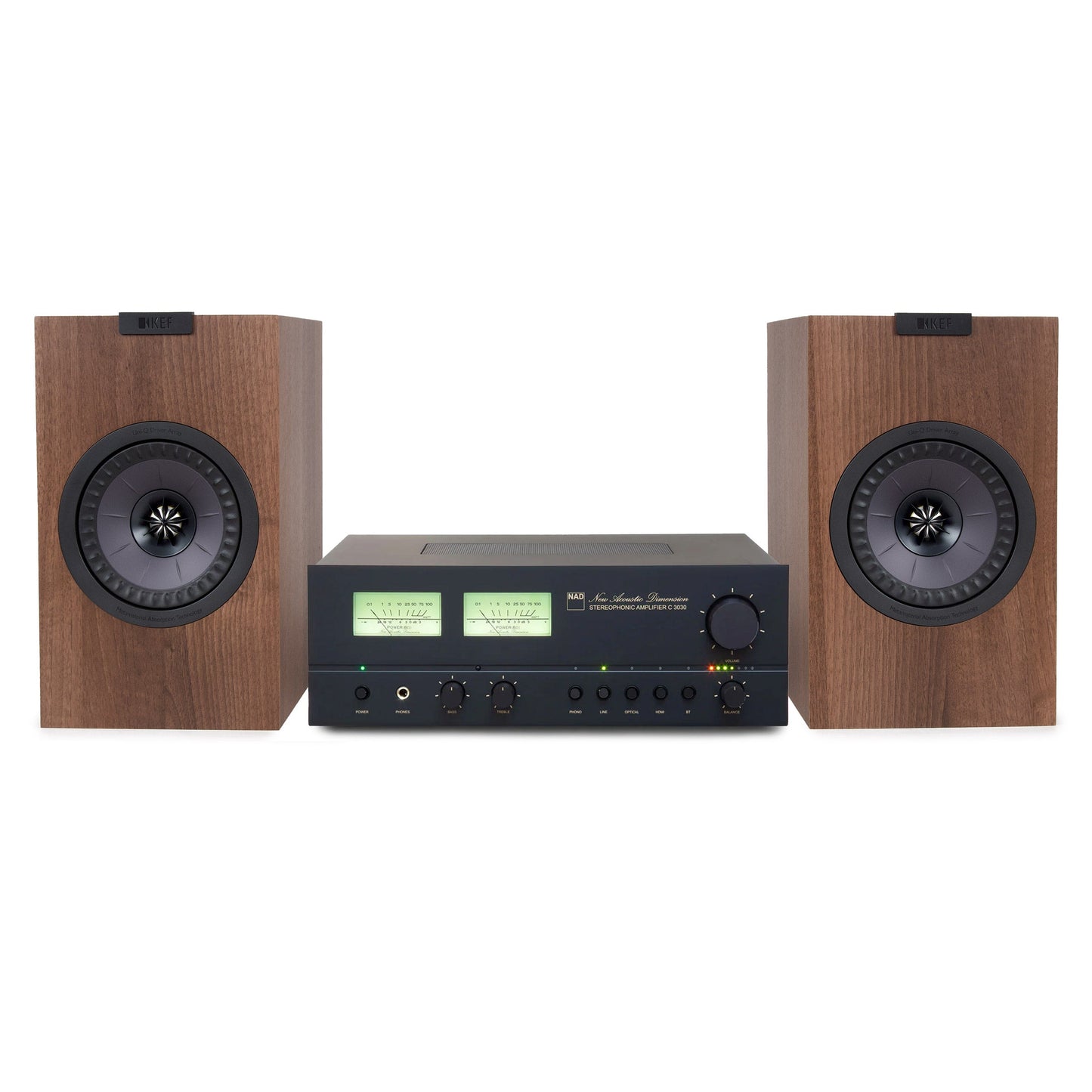 NAD: C 3030 / KEF Q1 Meta / Amplifier + Speaker Package