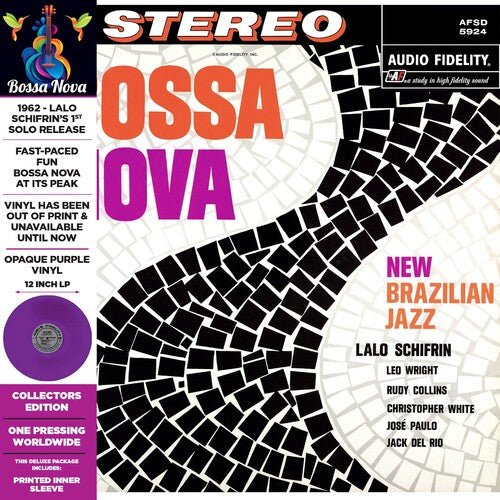 BOSSA NOVA - NEW BRAZILIAN JAZZ - OPAQUE PURPLE - RECORD