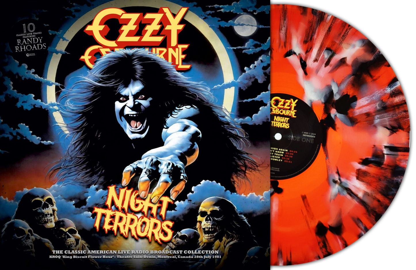 OZZY OSBOURNE - NIGHT TERRORS LIVE IN MONTREAL 1981 LAGOON - RECORD