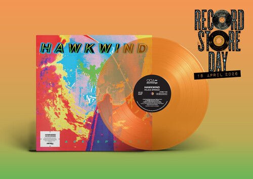 HAWKWIND - PALACE SPRINGS - TRANSPARENT ORANGE VINYL - RECORD