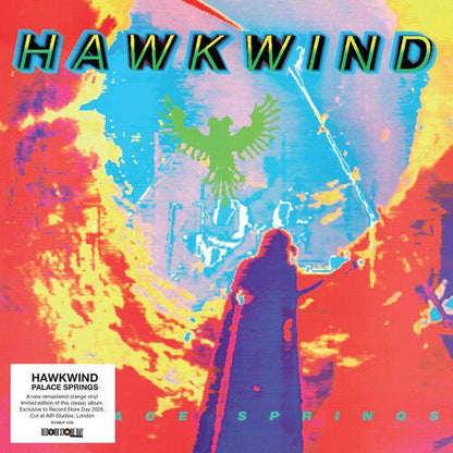 HAWKWIND - PALACE SPRINGS - TRANSPARENT ORANGE VINYL - RECORD