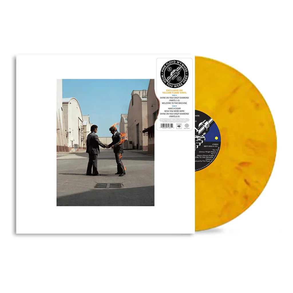 PINK FLOYD - Wish You Were Here: 50th Anniversary - LP Yellow Flame - RECORD