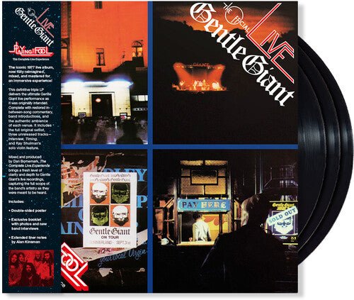 GENTLE GIANT - PLAYING THE FOOL - THE COMPLETE LIVE EXPERIENCE - RECORD