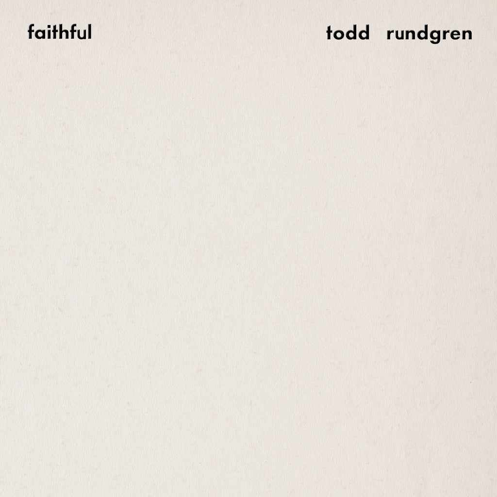 TODD RUNDGREN - FAITHFUL Premium Sound Edition Clear Gold - RECORD