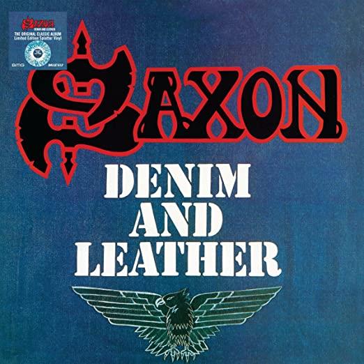 SAXON - DENIM & LEATHER - RECORD