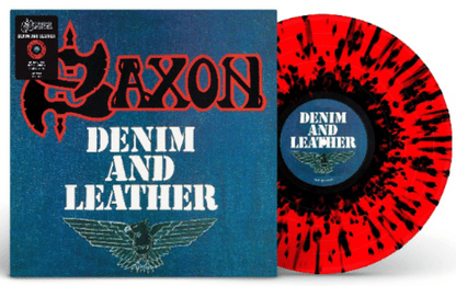 SAXON - DENIM & LEATHER - RECORD