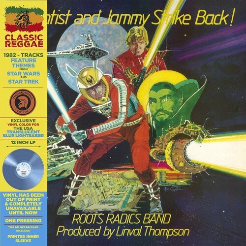 ROOTS RADICS BAND - SCIENTIST & JAMMY STRIKE BACK - BLUE - RECORD