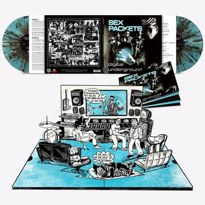 DIGITAL UNDERGROUND - SEX PACKETS (35TH ANNIVERSARY) - POP-UP VERSION Clear Blue & Black - RECORD