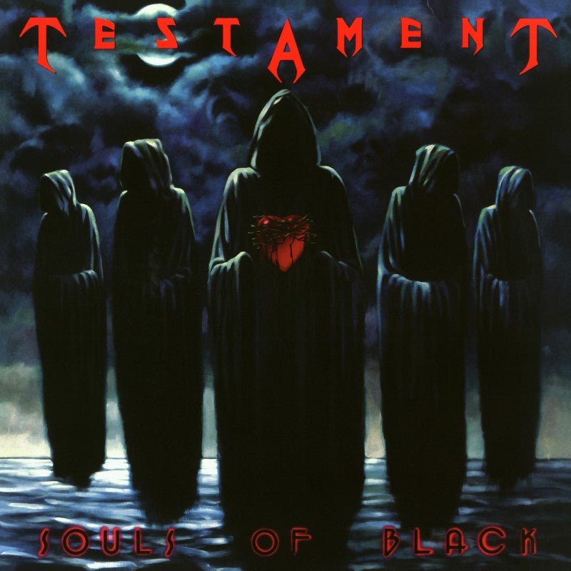TESTAMENT - SOULS OF BLACK Red & Black Splatter - RECORD