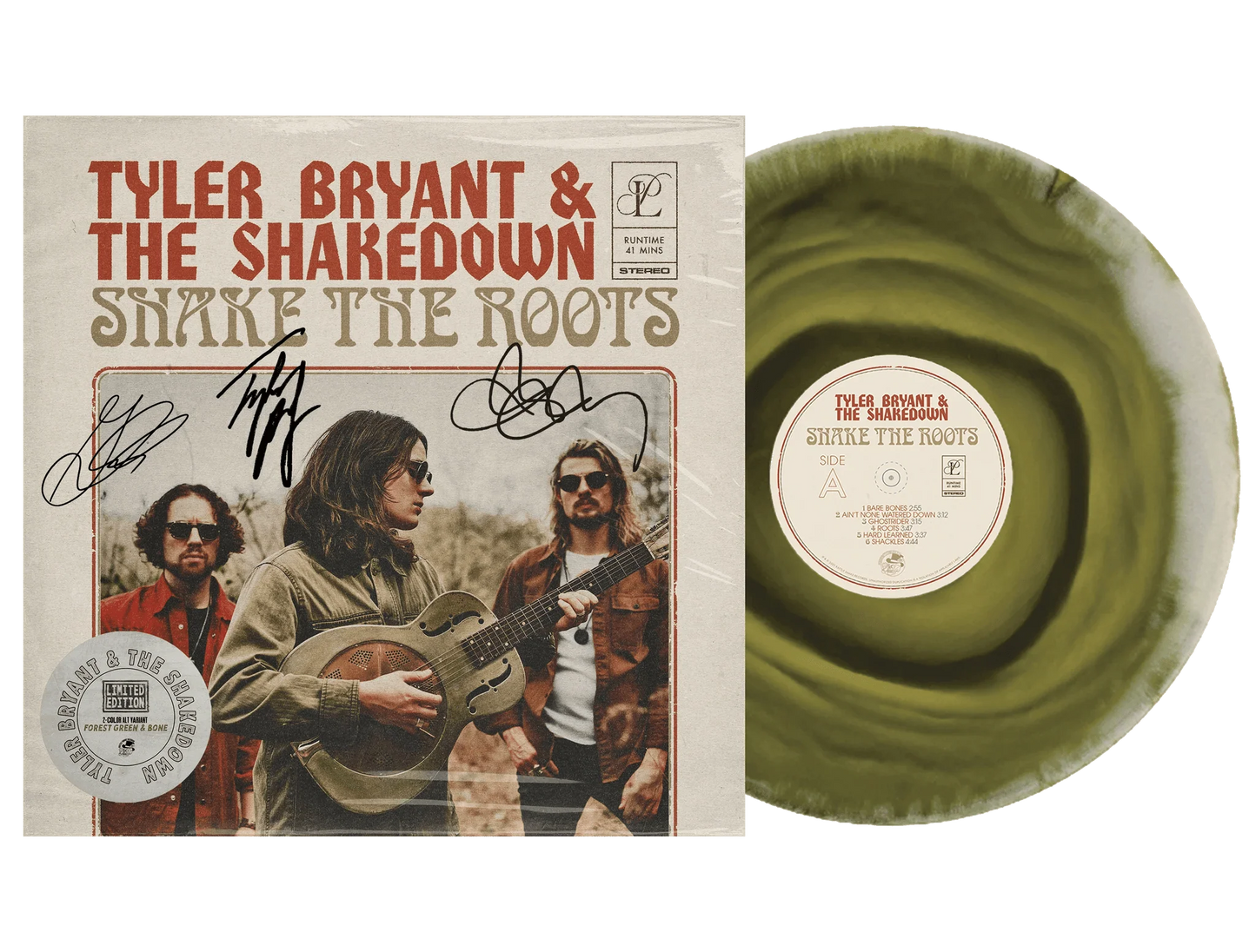 Tyler Bryant & The Shakedown-Shake The Roots Autographed Colored - RECORD
