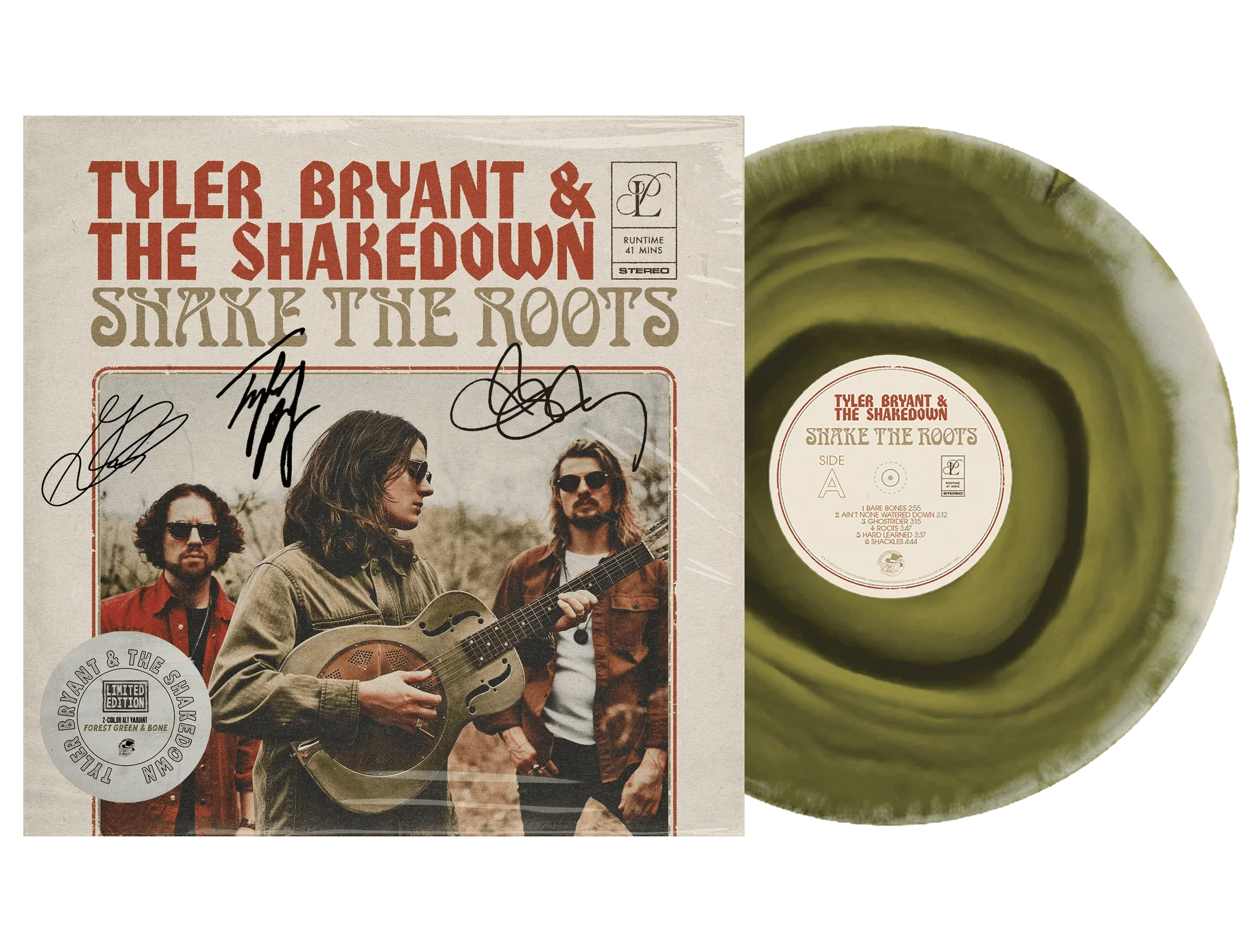 Tyler Bryant & The Shakedown-Shake The Roots Autographed Colored - RECORD