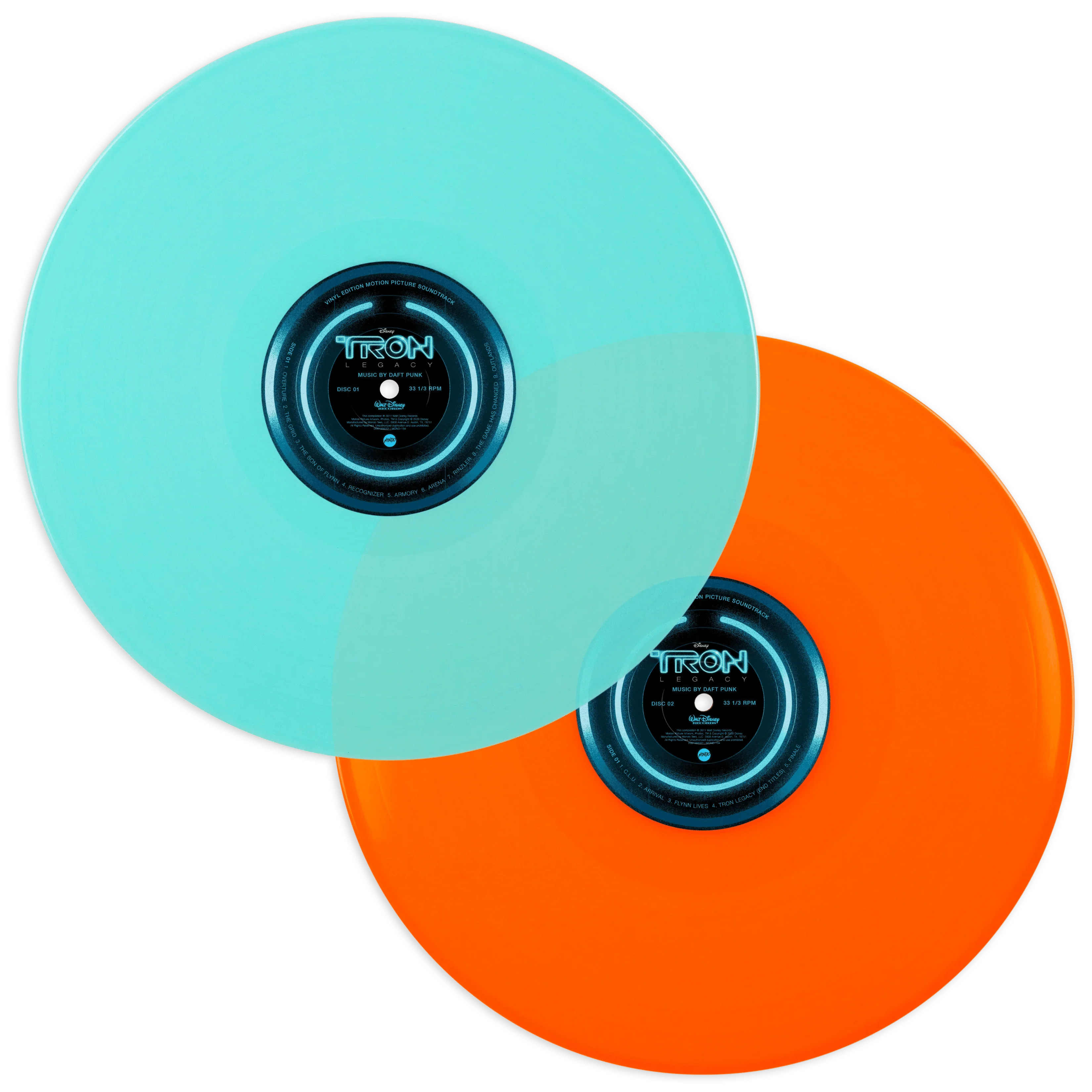 TRON: LEGACY MOTION PICTURE SOUNDTRACK Colored - RECORD