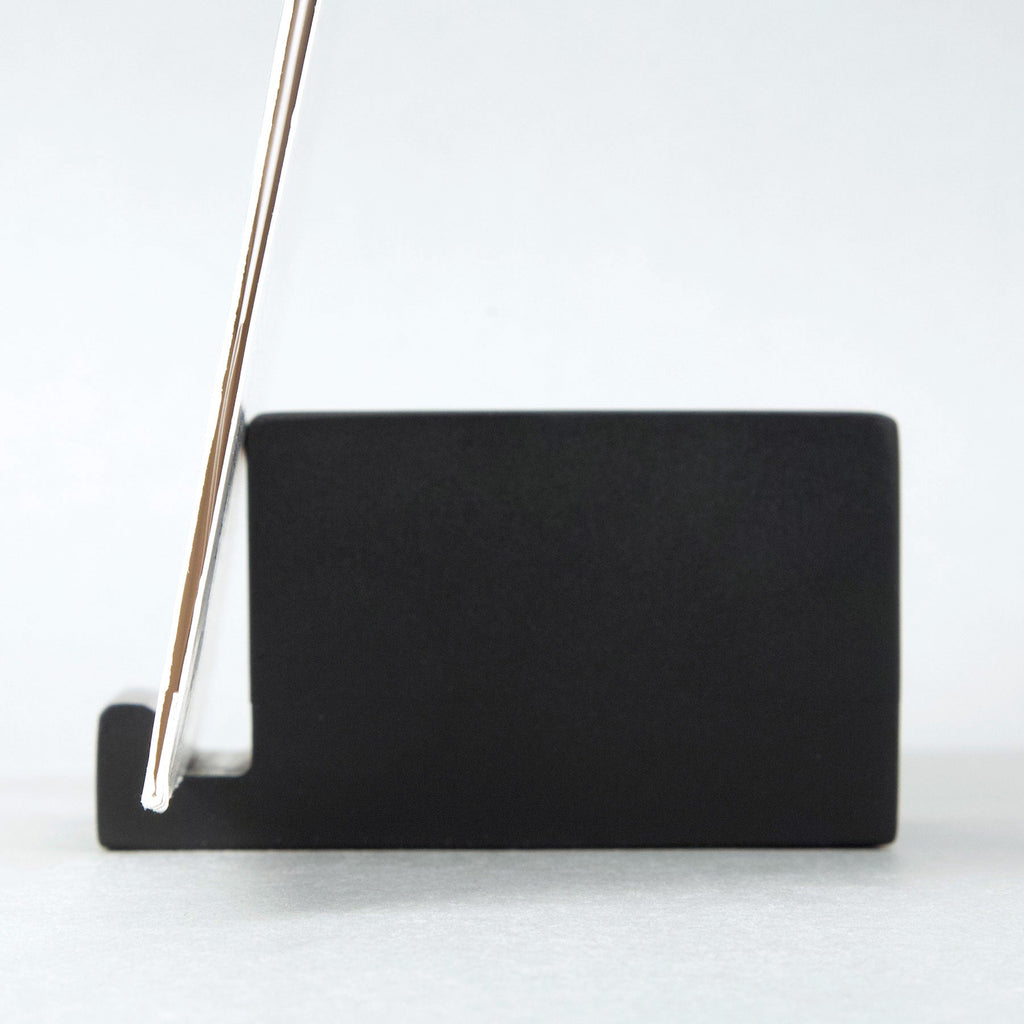 Turntable Lab: Wood Block Record Display - Black
