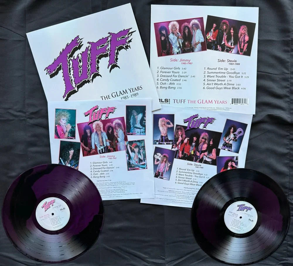 TUFF - THE GLAM YEARS 1985-1989 BLACK/PURPLE - RECORD