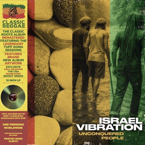 ISRAEL VIBRATION - UNCONQUERED PEOPLE - GREEN - RECORD